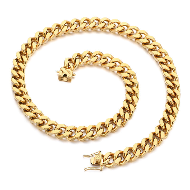 Simple Hip Hop Cuban Chain Dragon Beard Necklace – Planderful Shop