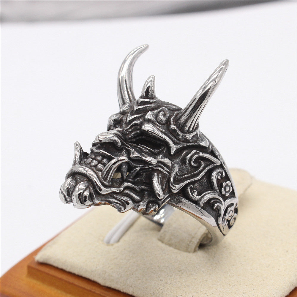 Titanium Steel Prajna Ring