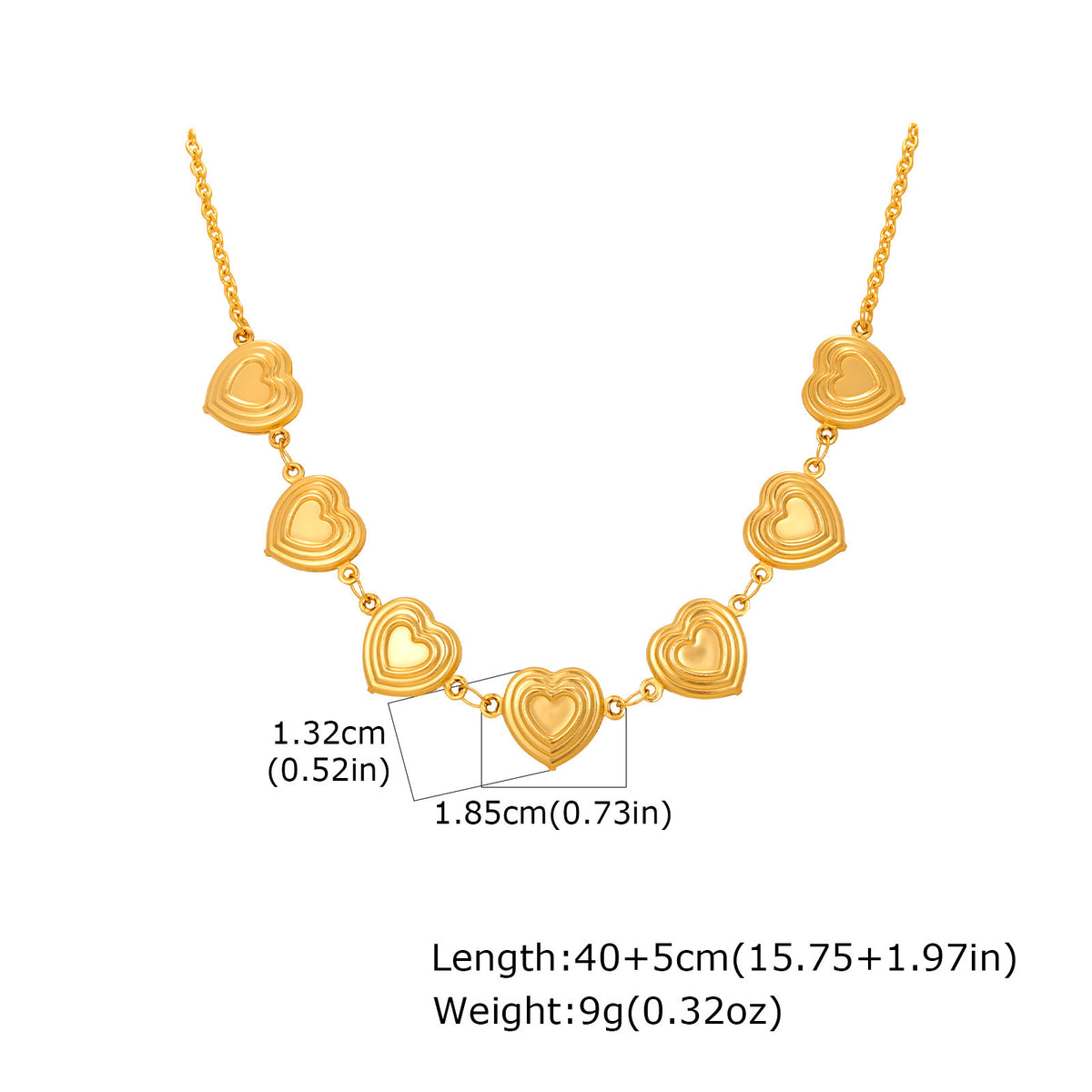 Heart Shell Stainless Steel Bracelet for Women