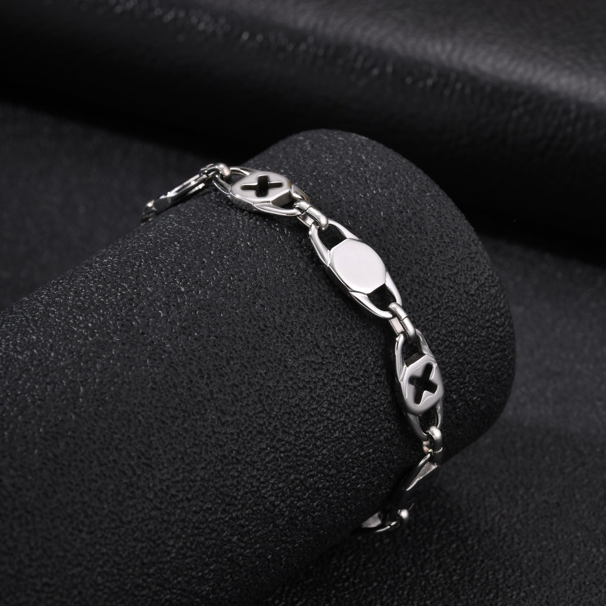 Cross Stainless Steel Bracelet