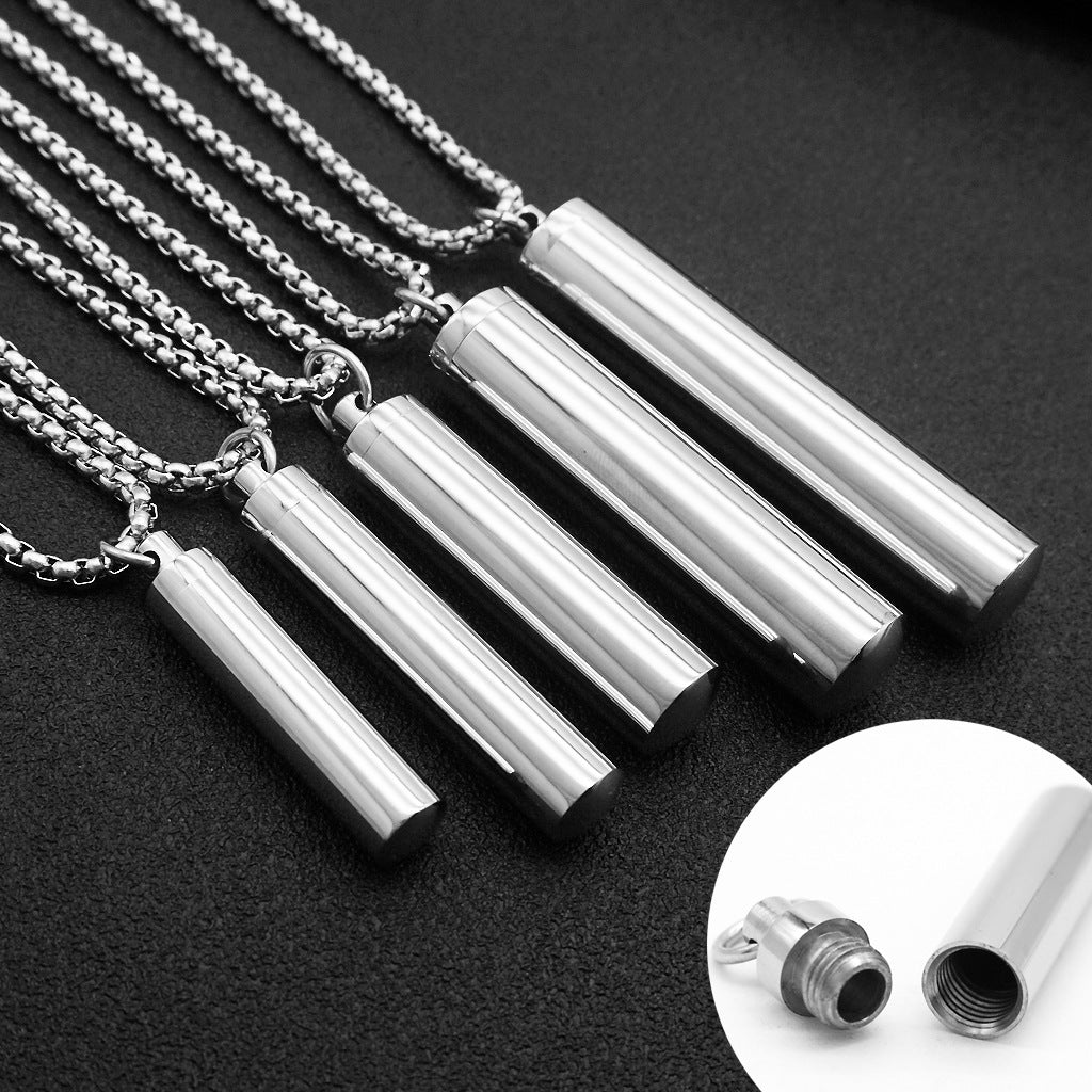 Planderful Everyday Genie Perfume Bottle Necklace For Women Stainless Steel Wishing Pendant Gift