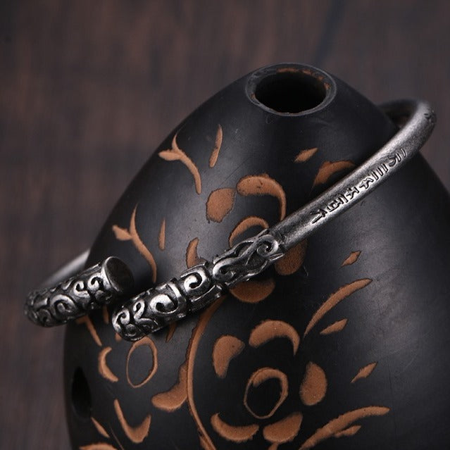 Tide Brand Jewelry Wukong Gold Hoop Titanium Steel Bracelet