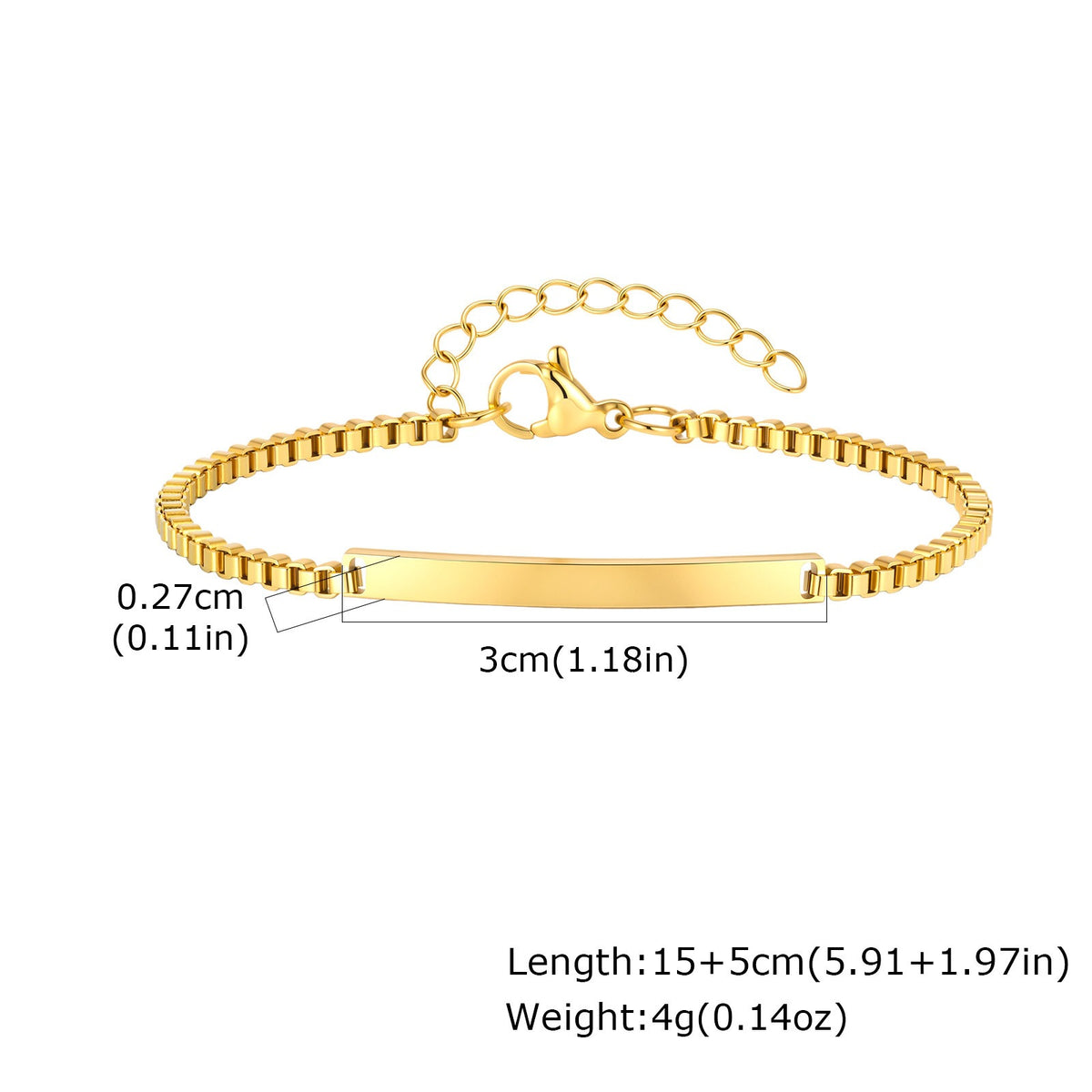 Stainless Steel Curved Bar Couple Unisex Bracelet