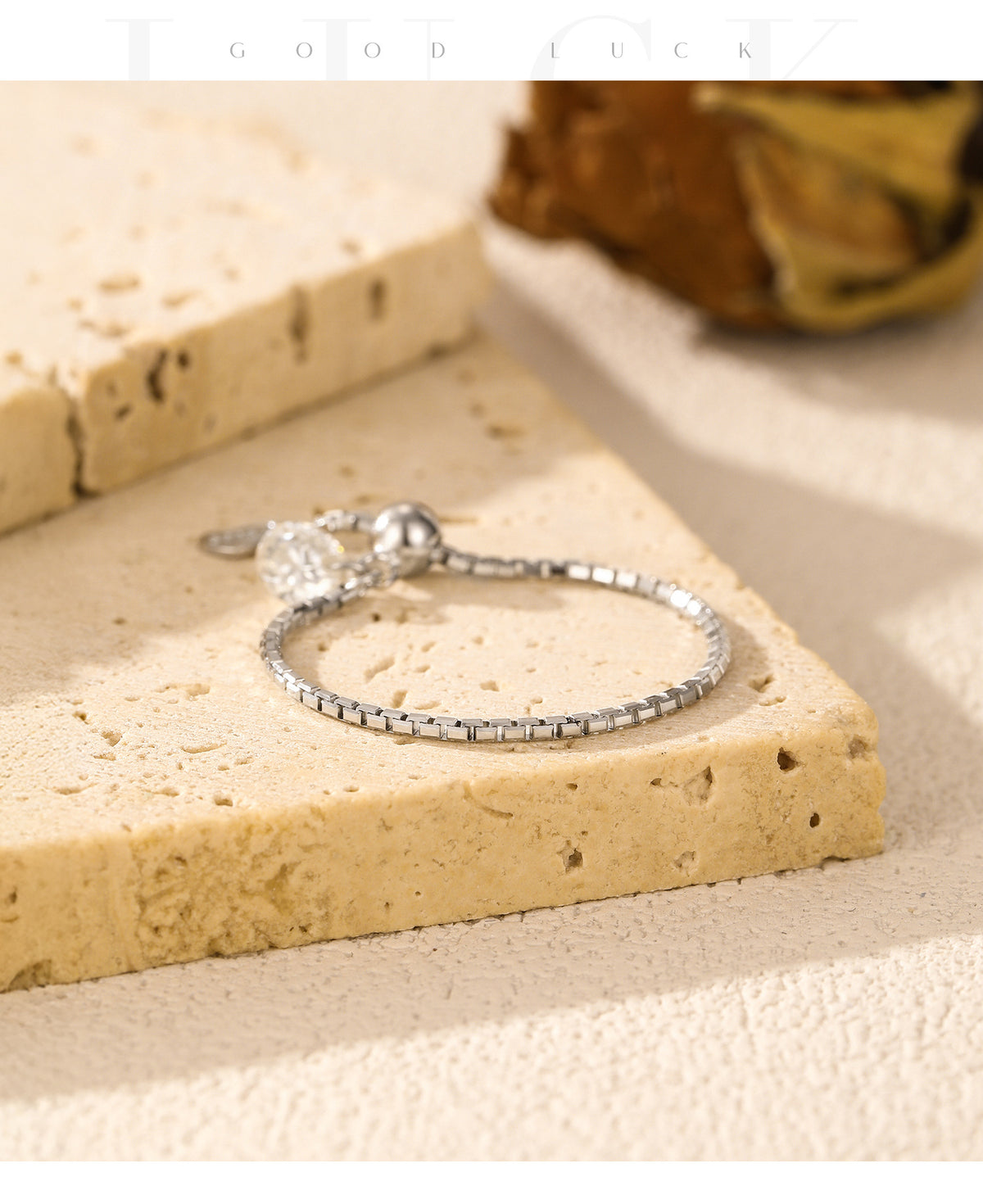 S925 Sterling Silver Adjustable Moissanite Ring