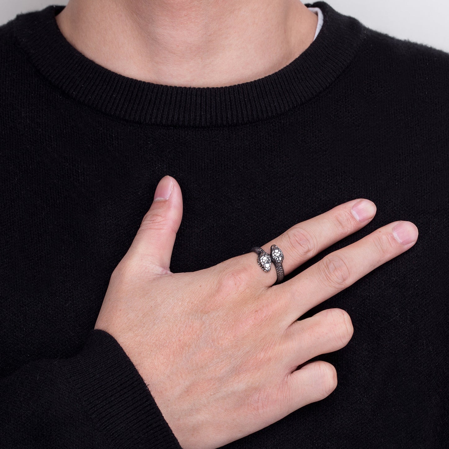 Steel Ring – Vintage Snake Ring