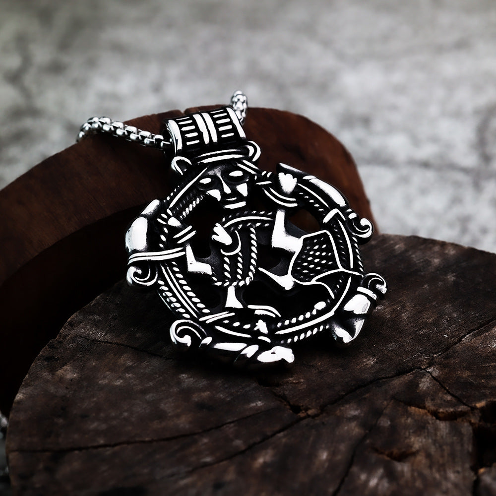 AliExpress Cross-border New Nordic Viking Pendant Men's Necklace