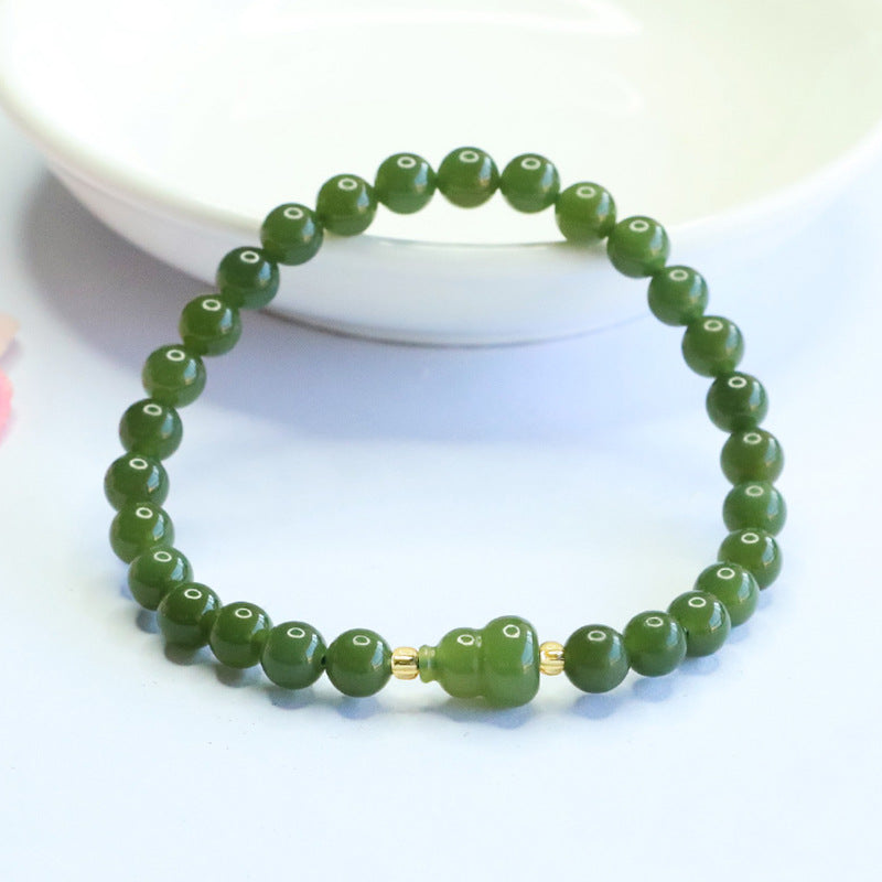 Hetian Jade Gourd Bracelet