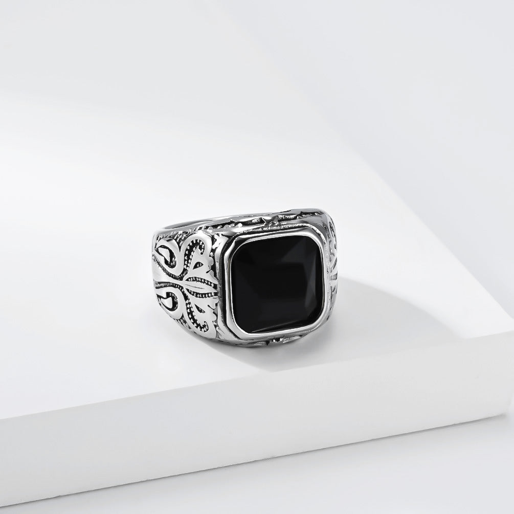 Vintage Bucklow Stainless Steel Ring
