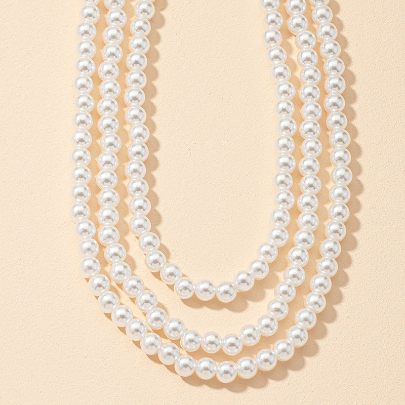 Elegant Vienna Verve Pearl Necklace - Exquisite Cross-border Neckwear