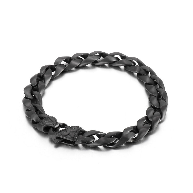 Simple Elegance: Titanium Steel Bracelet for Men