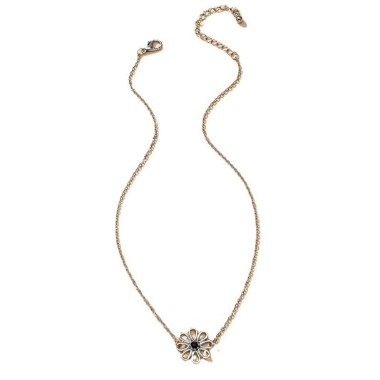 Fashionable Metal Flower Necklace - Elegant Clavicle Chain with Cross-Border Neck Ornaments from Vienna Verve Collection