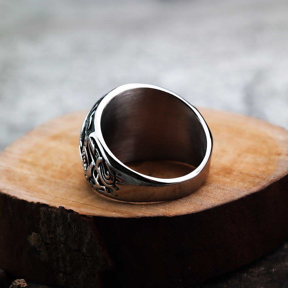 European and American Style Fashion Viking Celtic Knot Men's Ring