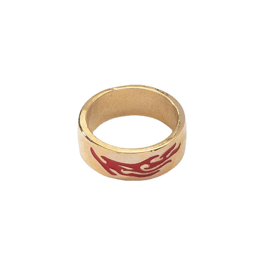 Flame Ring with Stylish Vienna Verve Design