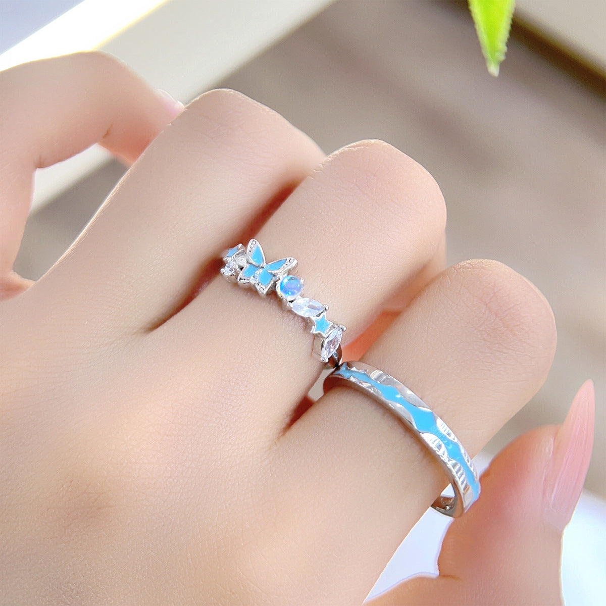Cat Disc S925 Sterling Silver Ring
