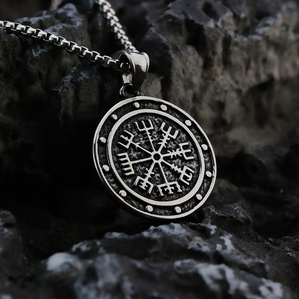 European And American Jewelry Wholesale Viking Stainless Steel Pendant Necklace For Men