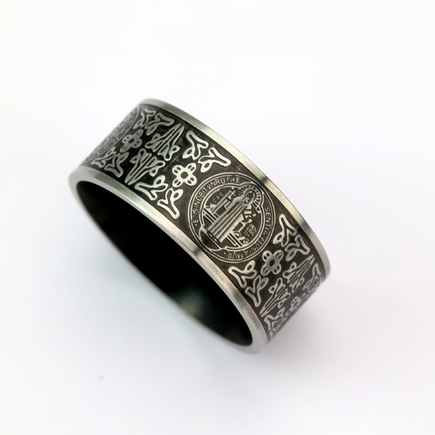 Planderful Stainless Steel Ring For Men With Lucky Tree Inspiration And Hip Hop Style
