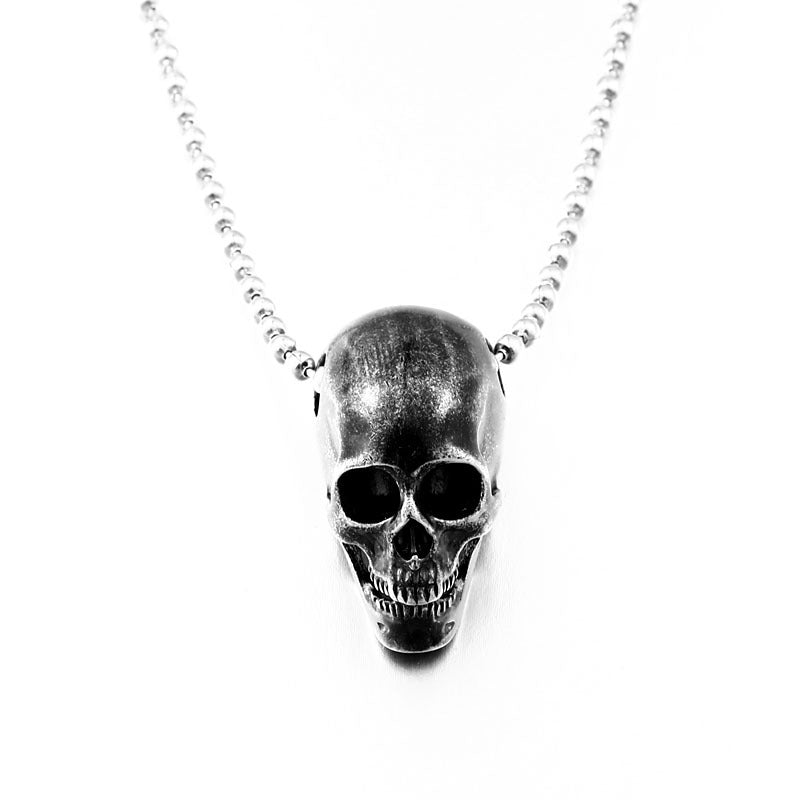 Punk Skull Titanium Steel Pendant for Men - Retro Wholesale Jewelry