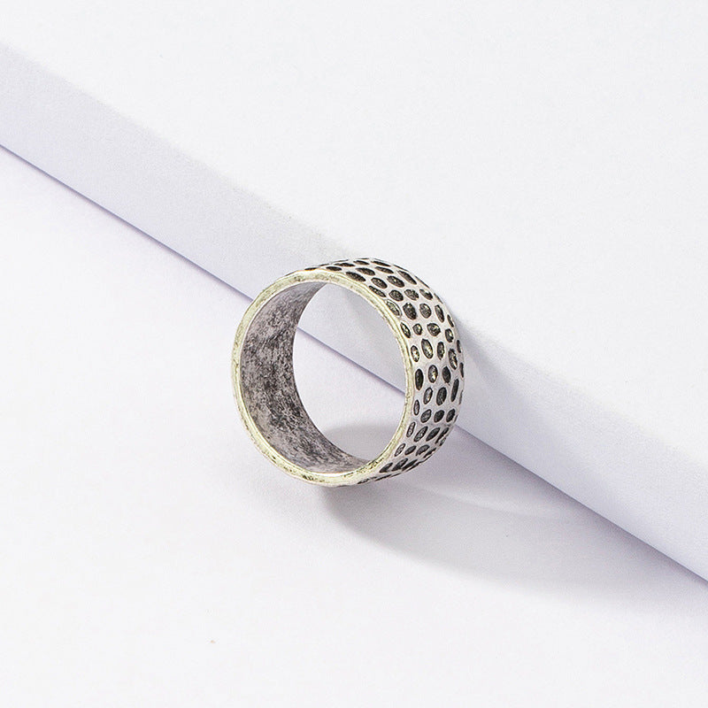 Vintage-Inspired Wide Face Ring - Vienna Verve Collection