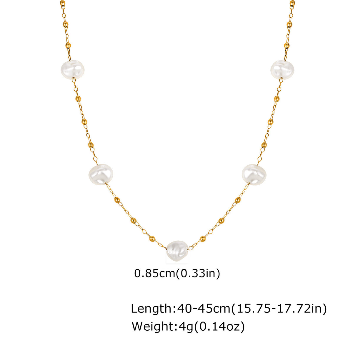 Pearl Stainless Steel Bracelet