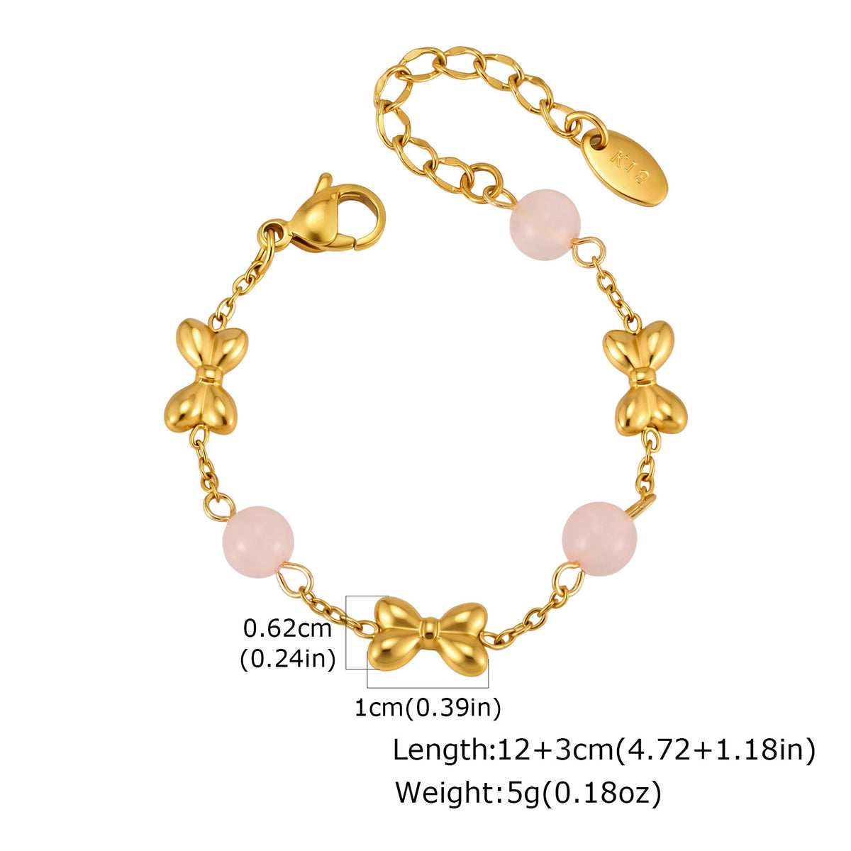 Cross Zircon Stainless Steel Bracelet for Women