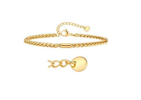 Flower Stainless Steel Anklet for Men
