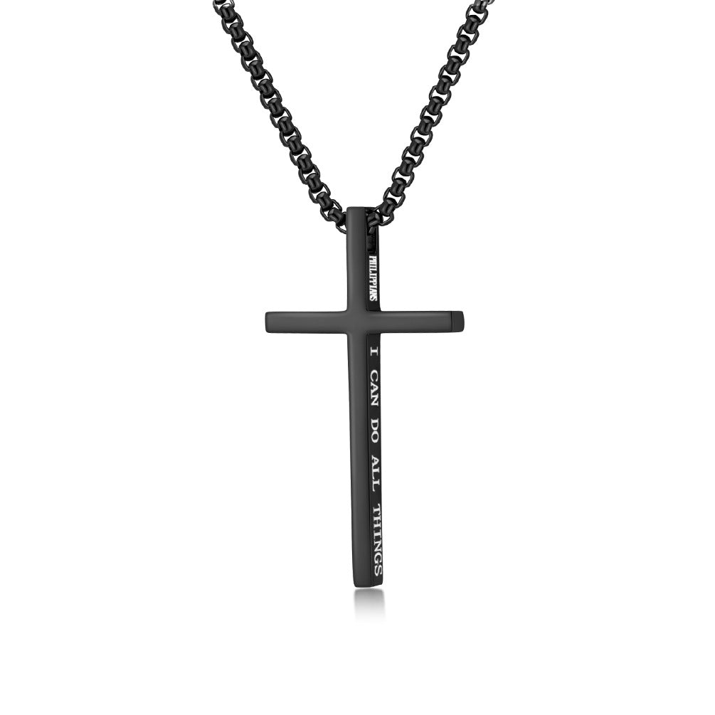 Amazon Titanium Steel Jewelry Wholesale Stainless Steel Cross Pendant for Men