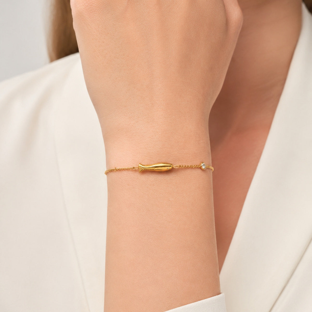 Zircon Stainless Steel Bracelet