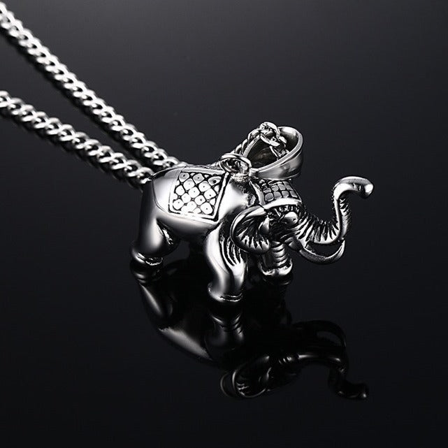 Stainless Steel Jewelry Wholesale Elephant Pendant for Men
