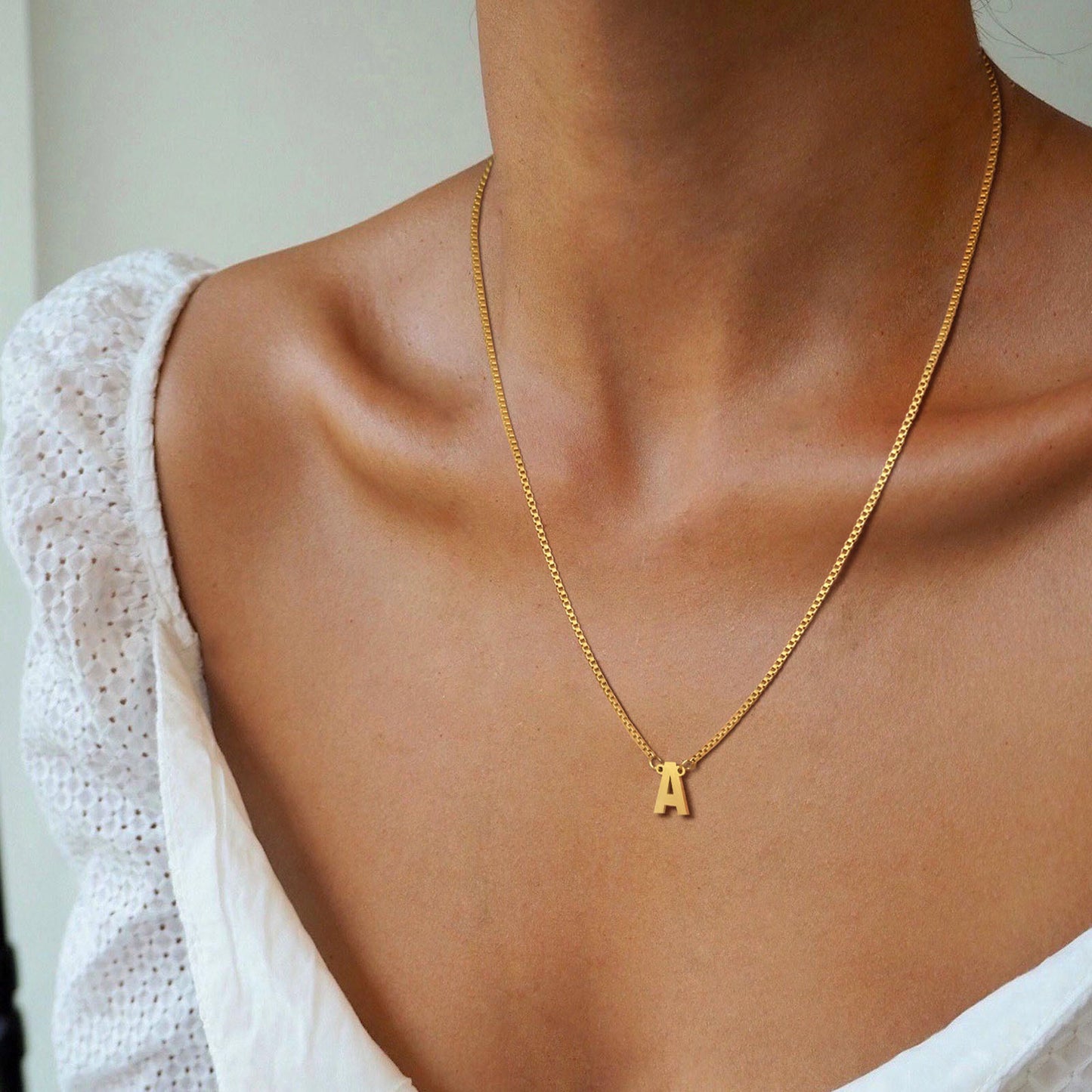 Cross-Border Jewelry Wholesale Women's Fashion Gold Necklace