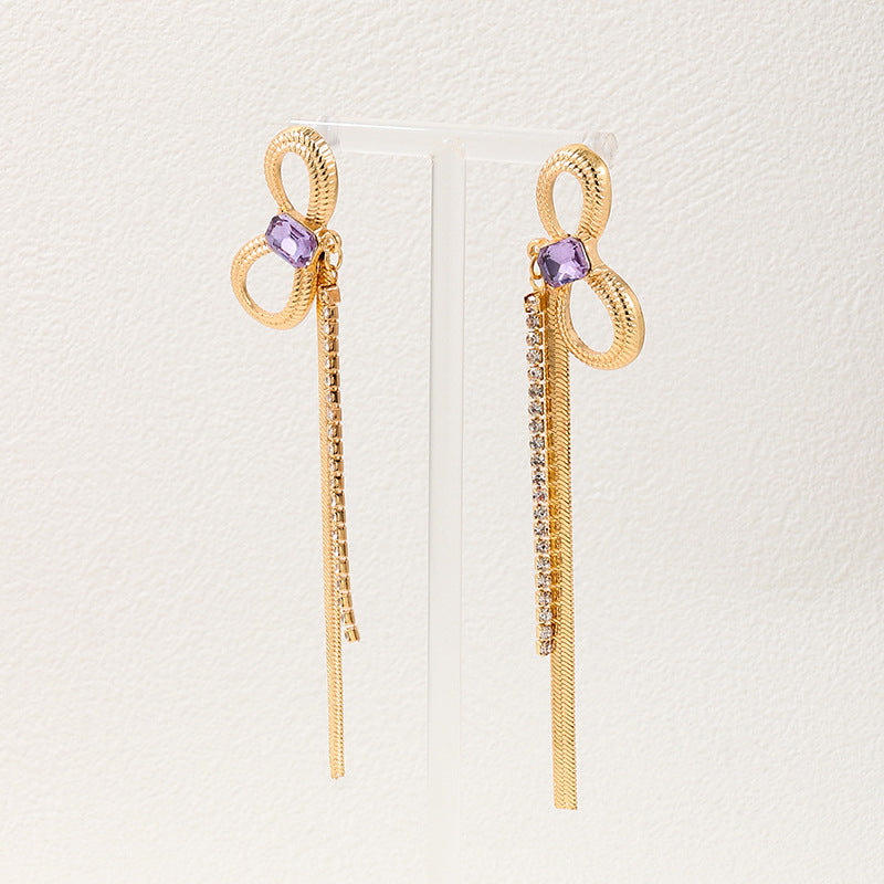 Luxurious Bow Earrings from Planderful: Vienna Verve Collection