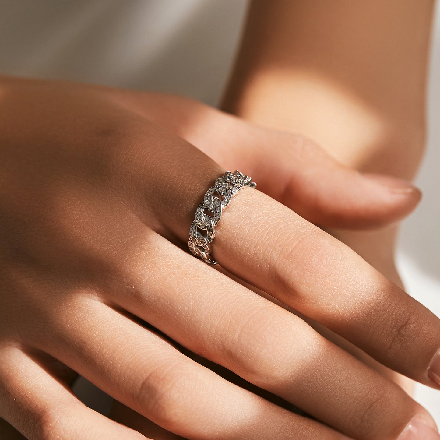 Planderful Everyday Genie Ring – Personalized Japanese Style with Interlocking Zircon