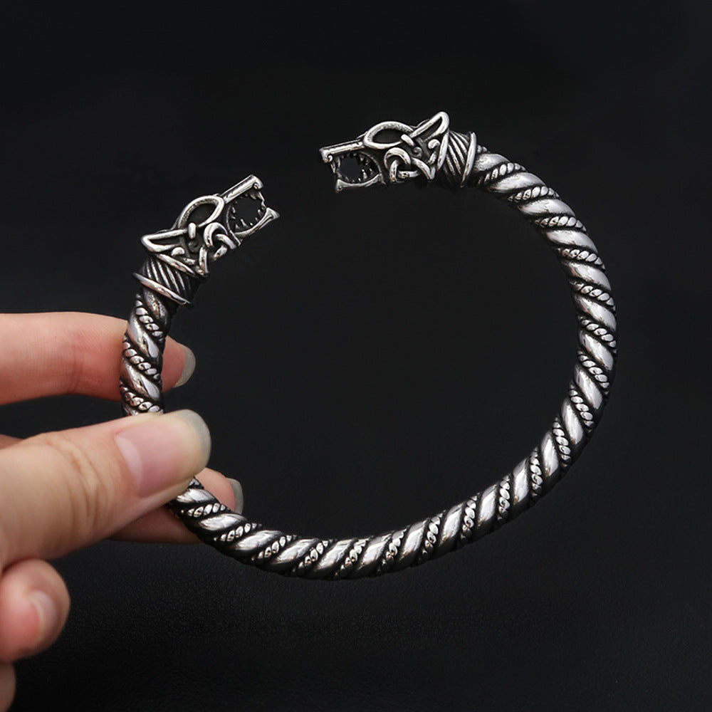 Cross-Border Men's Jewelry Stainless Steel Viking Bracelet