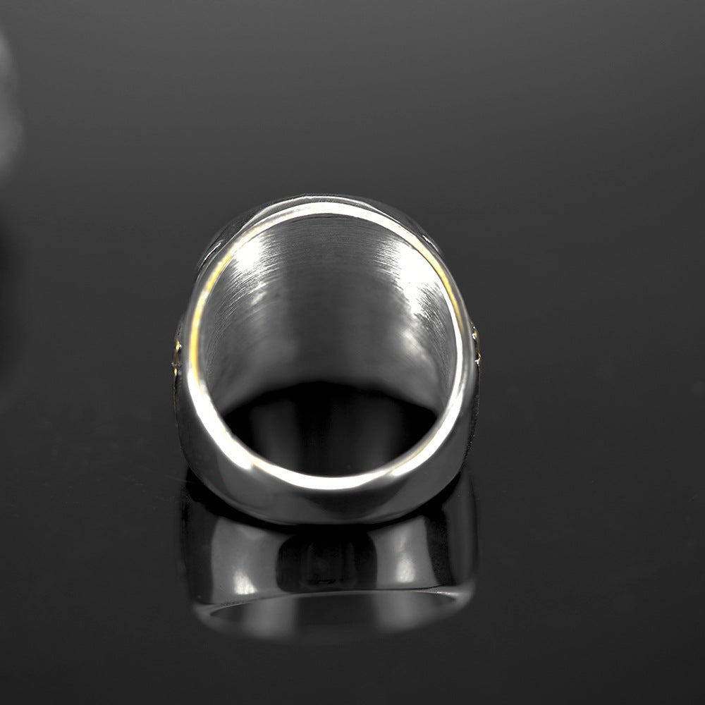 European and American Jewelry Wholesale Men's Titanium Steel Ring