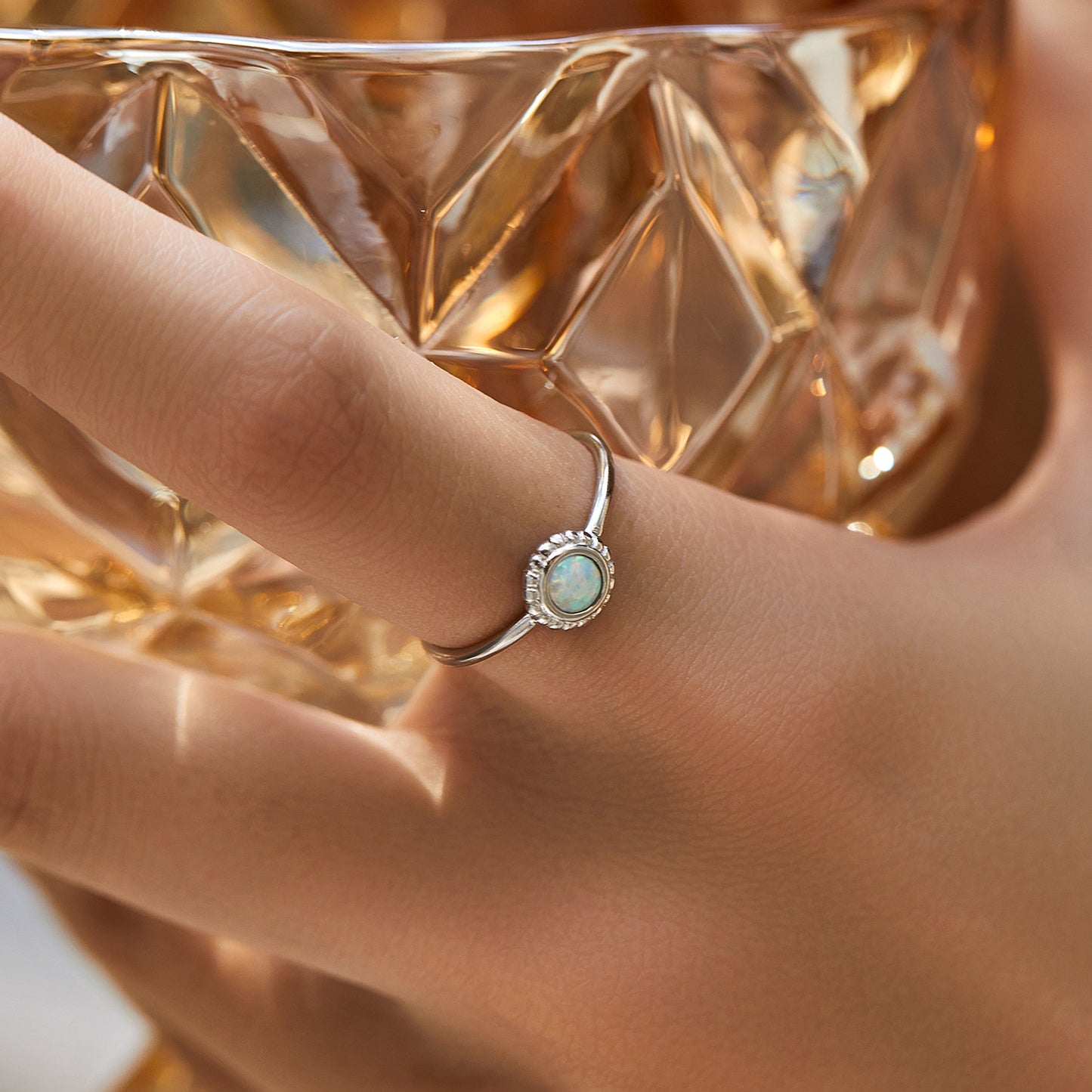 Planderful Everyday Genie Sunflower Ring – Beautiful Opal Design