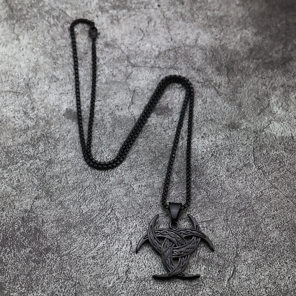 Cross-Border Nordic Viking Pendant in Titanium Steel Jewelry