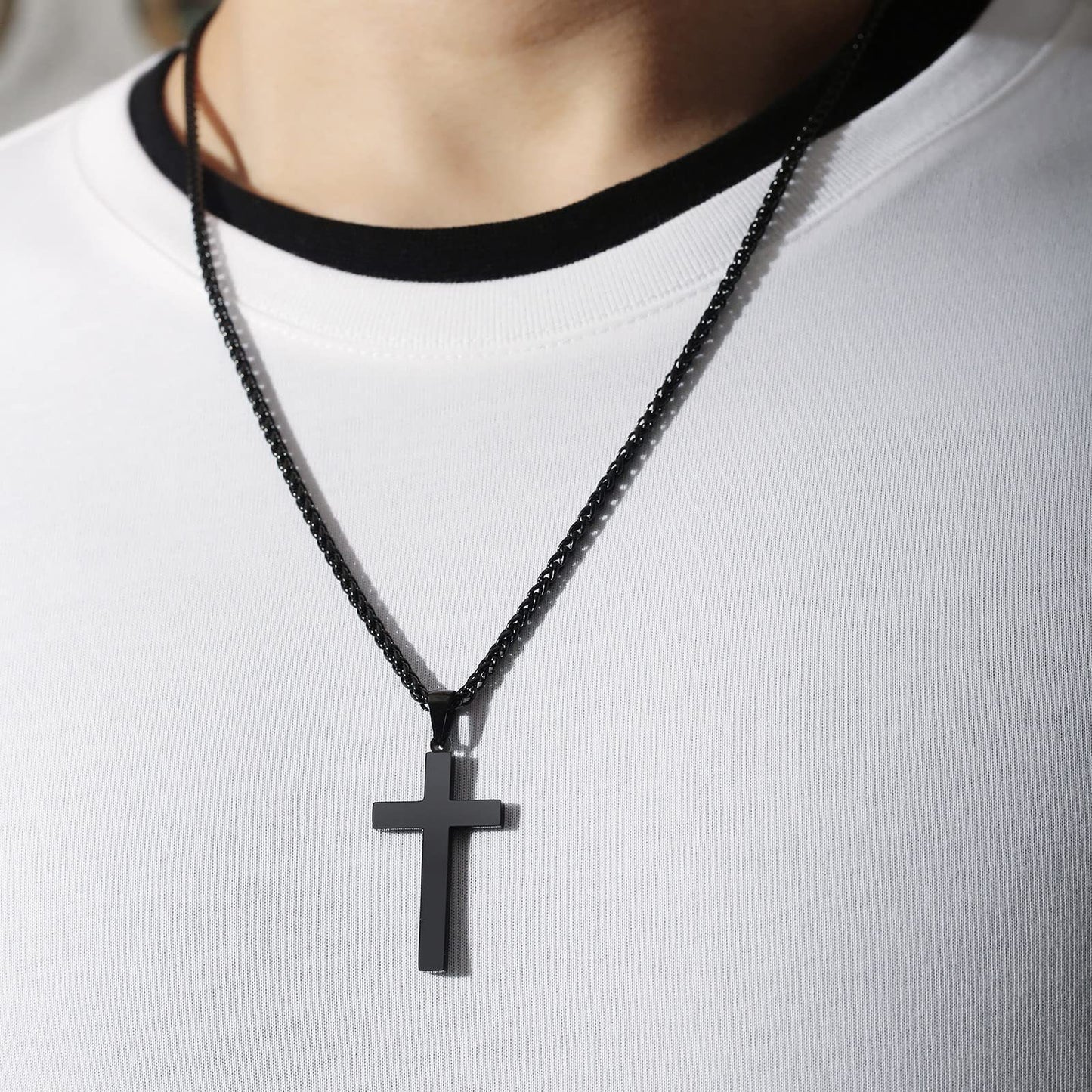 Personalized Cross Necklace By Planderful Everyday Genie Titanium Steel Pendant For Hip Hop Fans