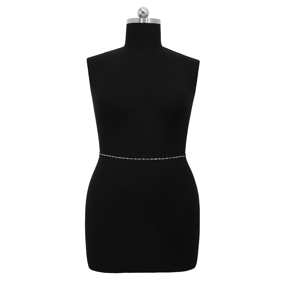 Dainty Star Pendant Tassel Necklace with Rhinestone Accent