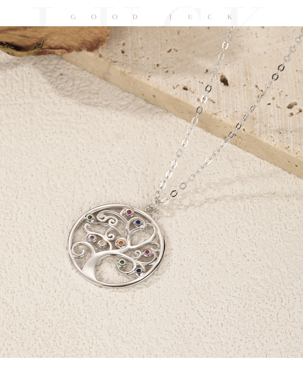 925 Sterling Silver Vintage Pattern Necklace