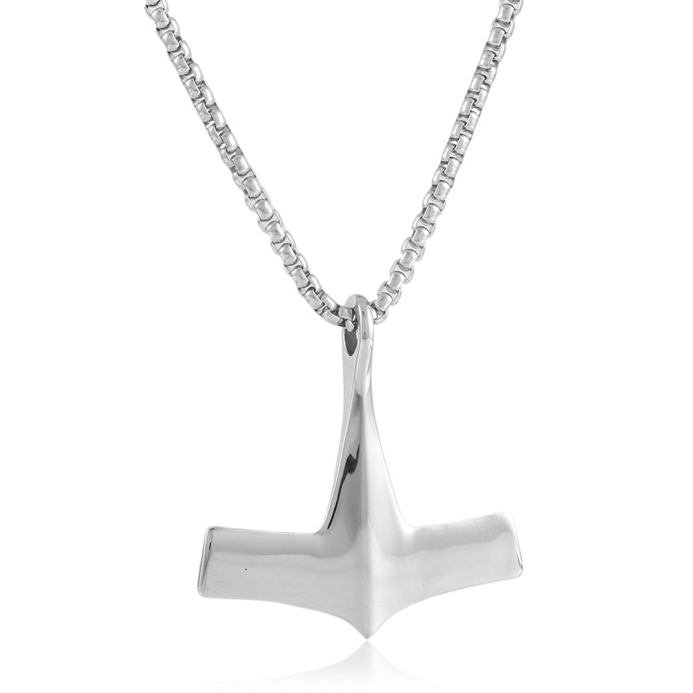European And American Stainless Steel Thor Hammer Pendant