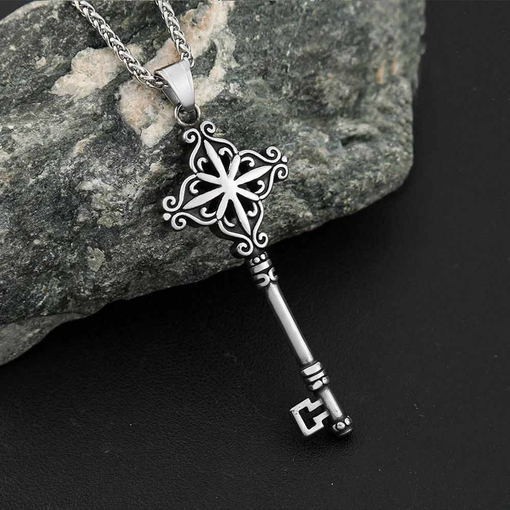 Punk Trendy Stainless Steel Men's Pendant Necklace
