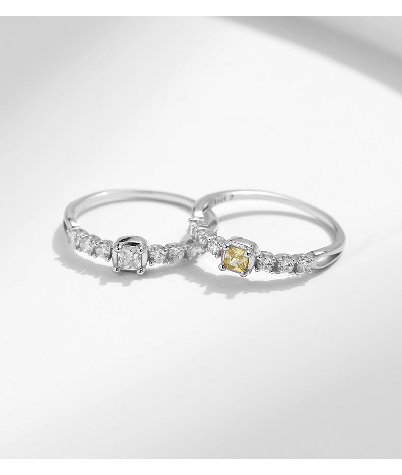 Sterling Silver Zircon Index Finger Ring, Everyday Genie Collection