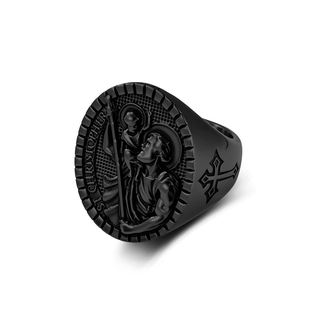 Vintage Cross Men's Ring