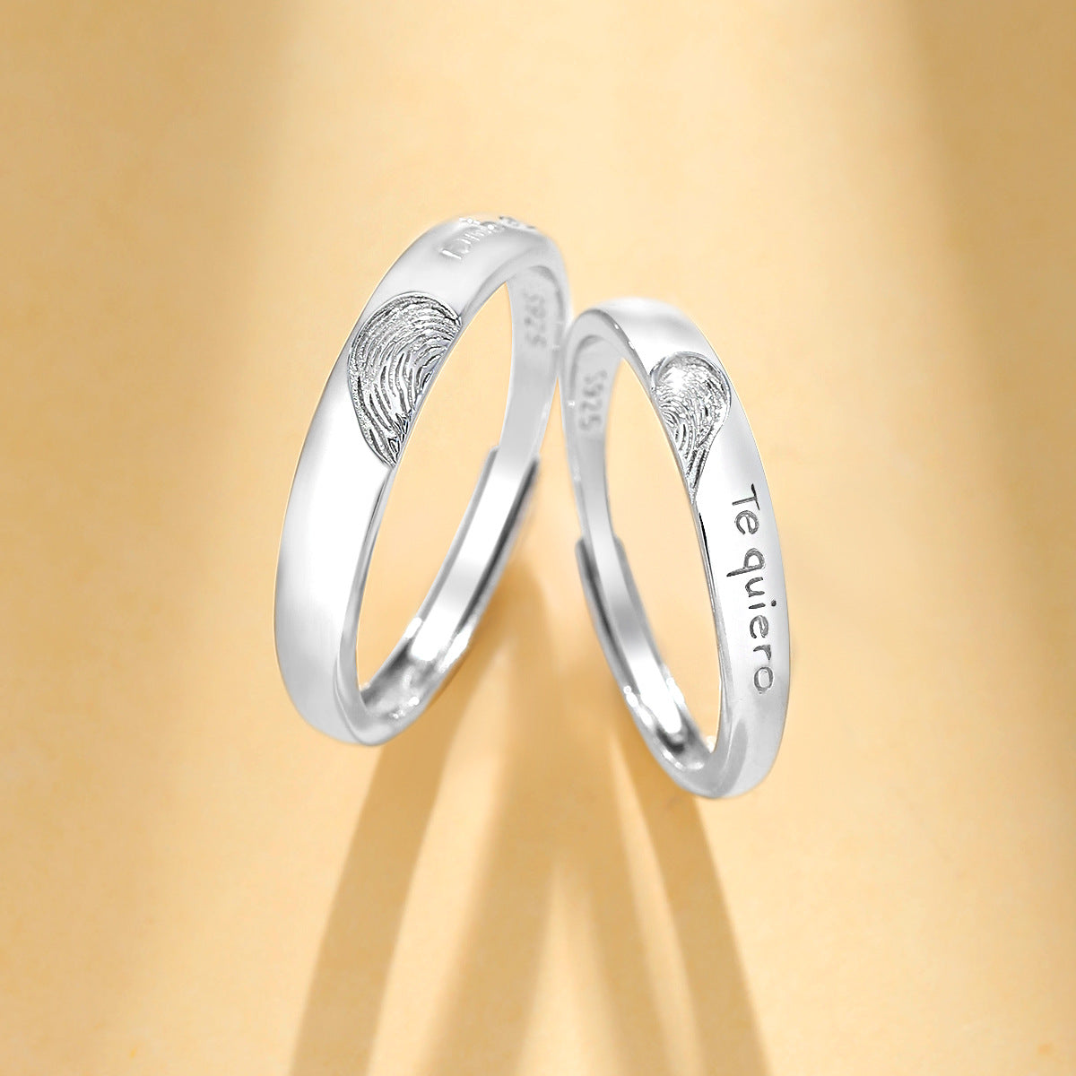 Minimalist Heart S925 Sterling Silver Ring