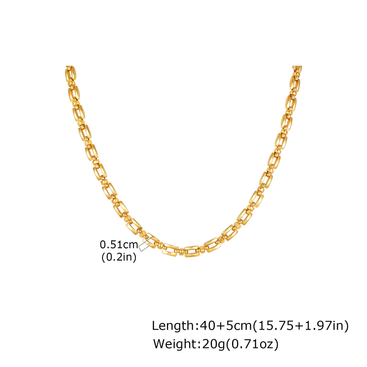 Trendy Shape Handmade Chain Stainless Steel Bracelet Unisex