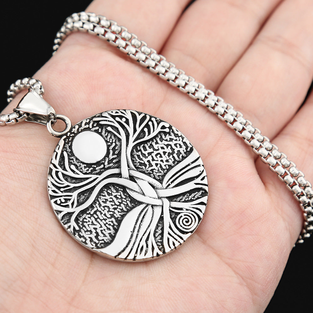 Cross-Border Tree of Life Viking Pendant Necklace for Men