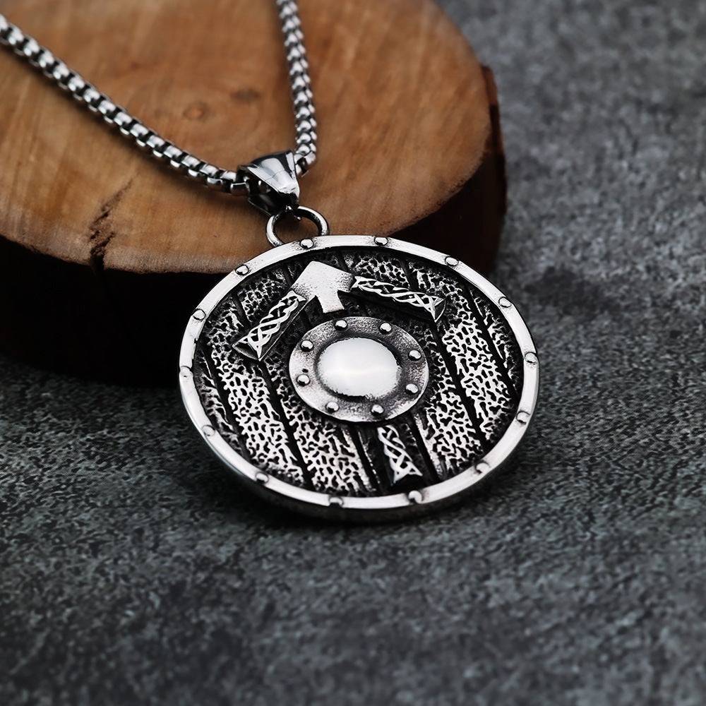 Cross-border AliExpress New Vikings War Shield Pendant Jewelry
