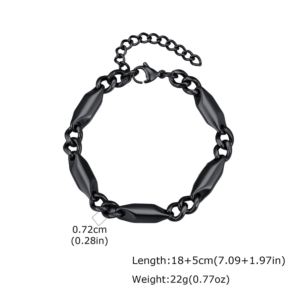 Cuban Chain Stainless Steel Bracelet for Men