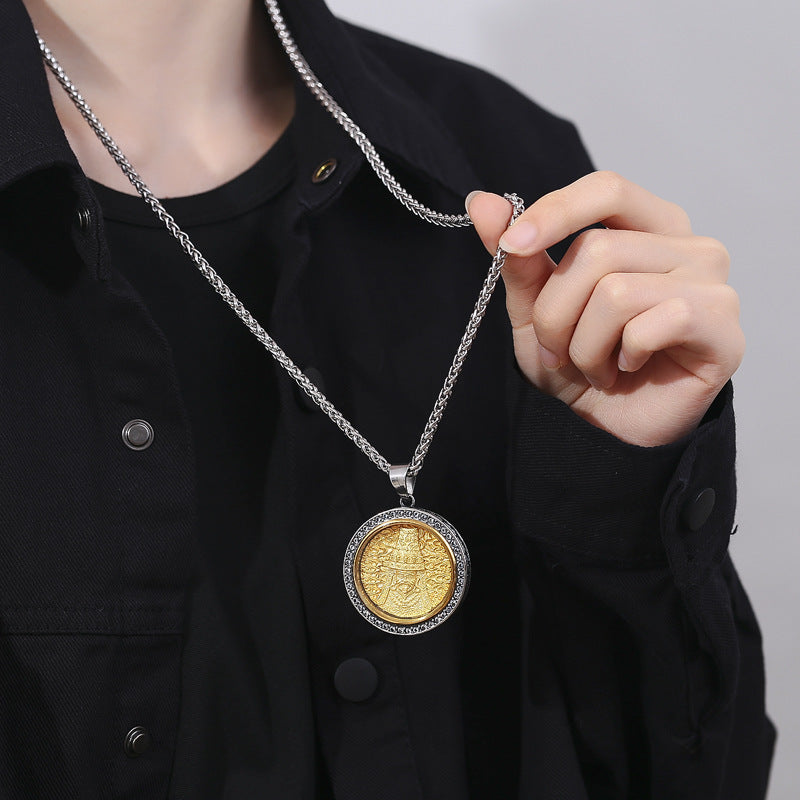 Steel Necklace – Elegant Pendant Necklace
