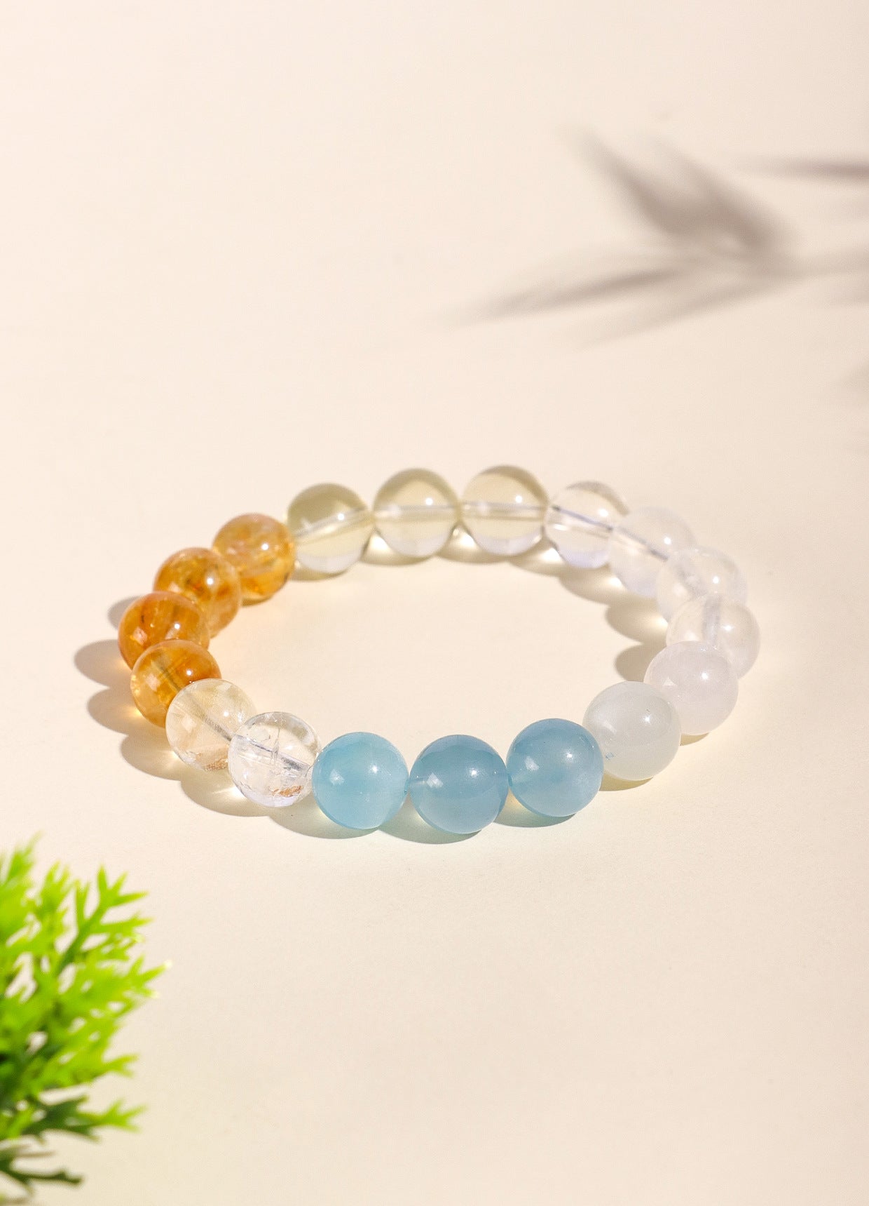 Planderful Fortune's Favor Bracelet – Natural Aquamarine Crystal Design