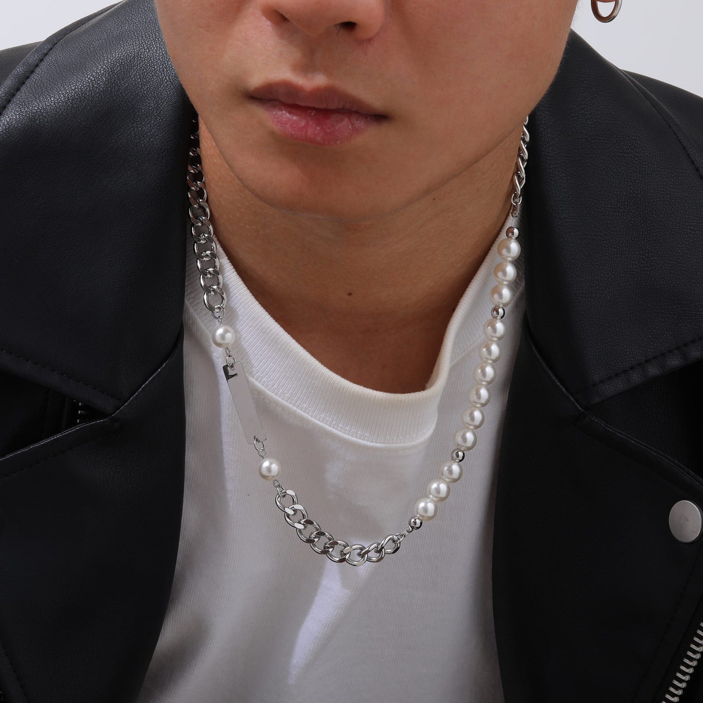 Hip Hop Men's Stainless Steel Cuban Chain Necklace for Men